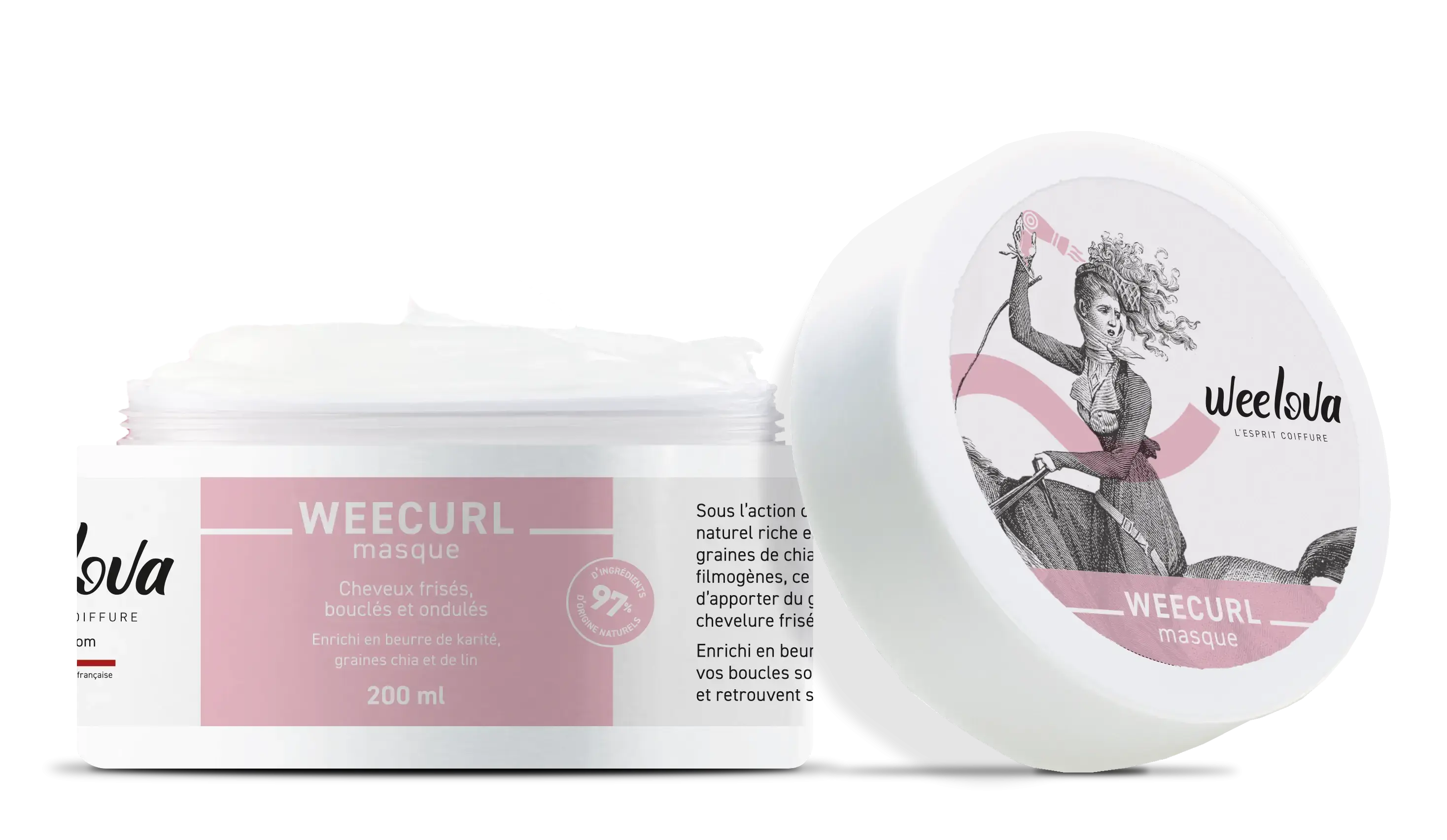 Weecurl — Masque cheveux bouclés